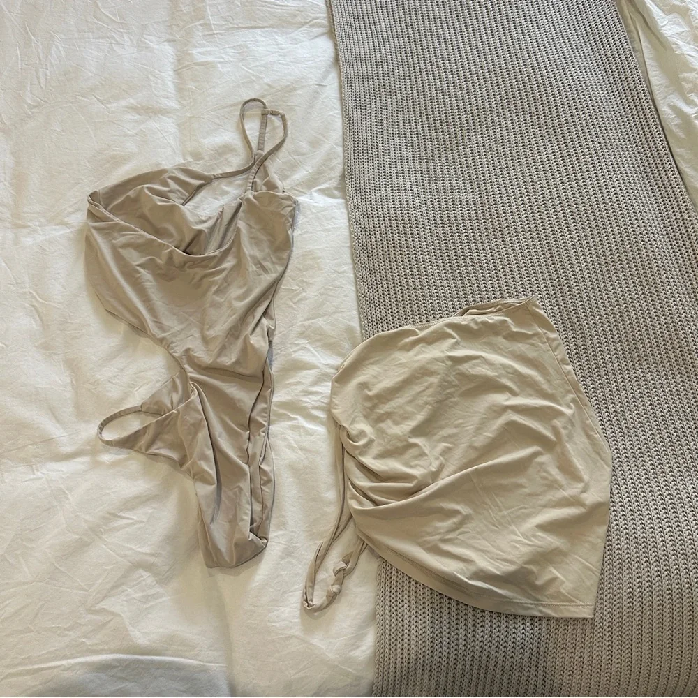 Riot Swim one piece + skirt set